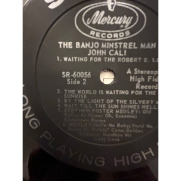 John Cali "The Banjo Minstrel Man" Vinyl Record SR-60056 Album - Picture 5 of 5